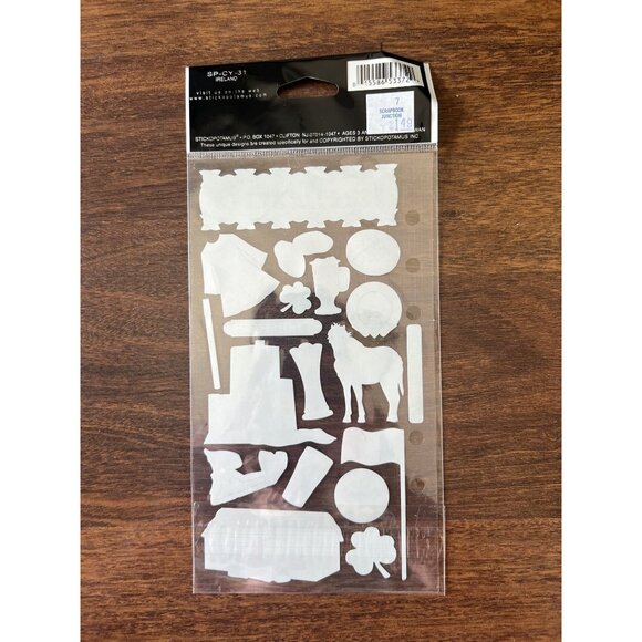 Lot 2 Vintage Stickopotamus Stickers Travel London Ireland Scrapbooking Sealed - Picture 5 of 5